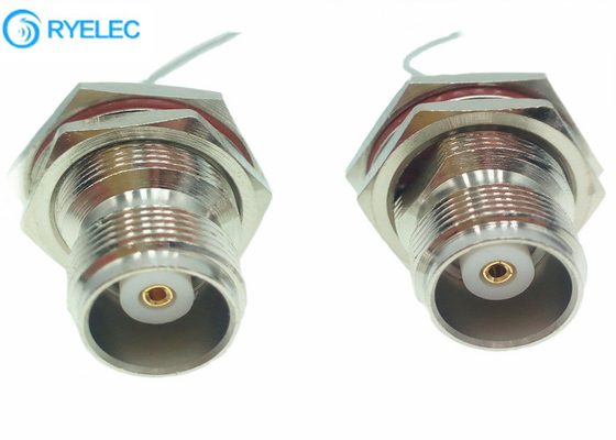 IP67 scellage coaxial de joint circulaire en caoutchouc de silicone de câbles équipés du nickel rf disponible fournisseur