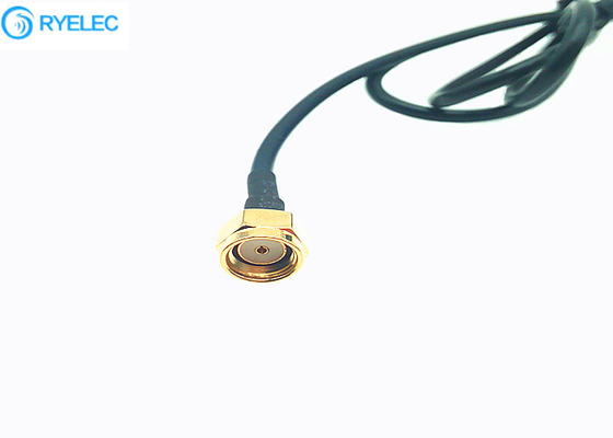 Antenne passive du bâti noir RFID de vis pour le connecteur masculin extérieur de SMA RP fournisseur