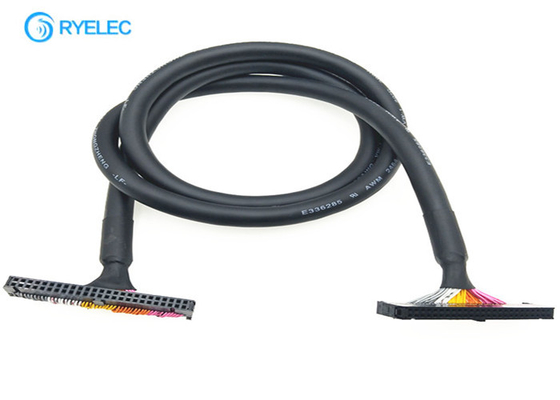 Câble plat Ul2463 plat protégé rond pour la pièce de Siemens, connecteur de 50 bornes Idc fournisseur