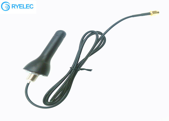 Antenne passive du bâti noir RFID de vis pour le connecteur masculin extérieur de SMA RP fournisseur