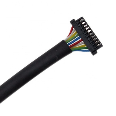 Câble fait sur commande de PVC de Pin DF52-10P-0.8C Hirose du lancement 10 du harnais 0.8mm d'A.W.G. Ul1571 32 fournisseur