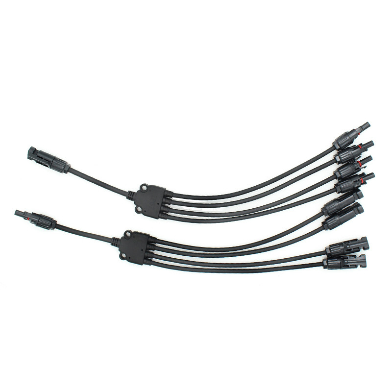 Type photovoltaïque solaire cinq parallèle du cable connecteur Y d'adaptateur du panneau MC4 de prise de manière