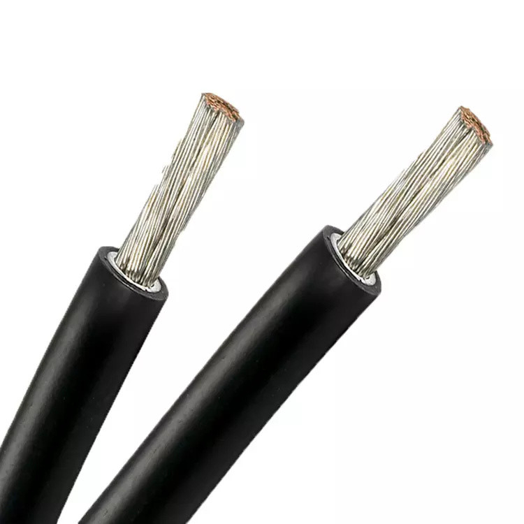 Imperméabilisez 2 tension solaire du câble 16mm2 de C.C picovolte de noyau la basse pour la station de panneau de puissance
