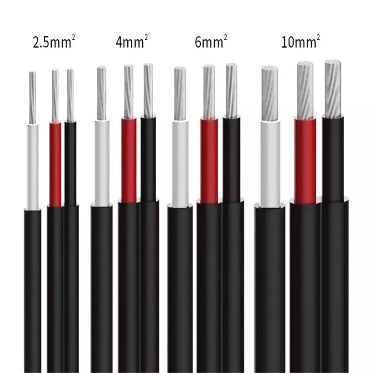 T4 la batterie picovolte solaire câblent tension 4mm antipoussière de 6mm la basse