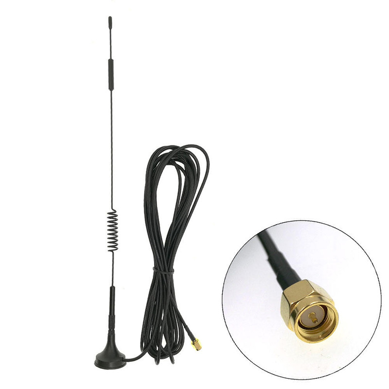 5dbi antenne magnétique droite de la base 4G LTE 433MHz GSM avec le connecteur masculin de SMA