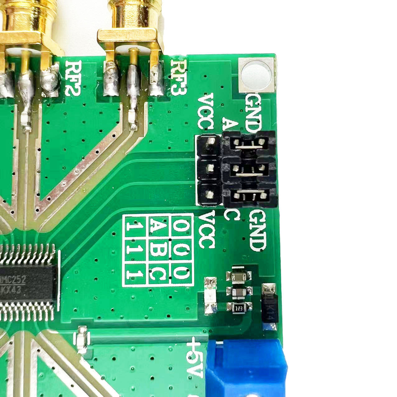 Assemblage de carte de circuit imprimé pour contrôleur de moteur HMC252 DC-3GHz RF non compétitif clé SP6T clé RF CATV/DBS MMDS pour 3V-5
