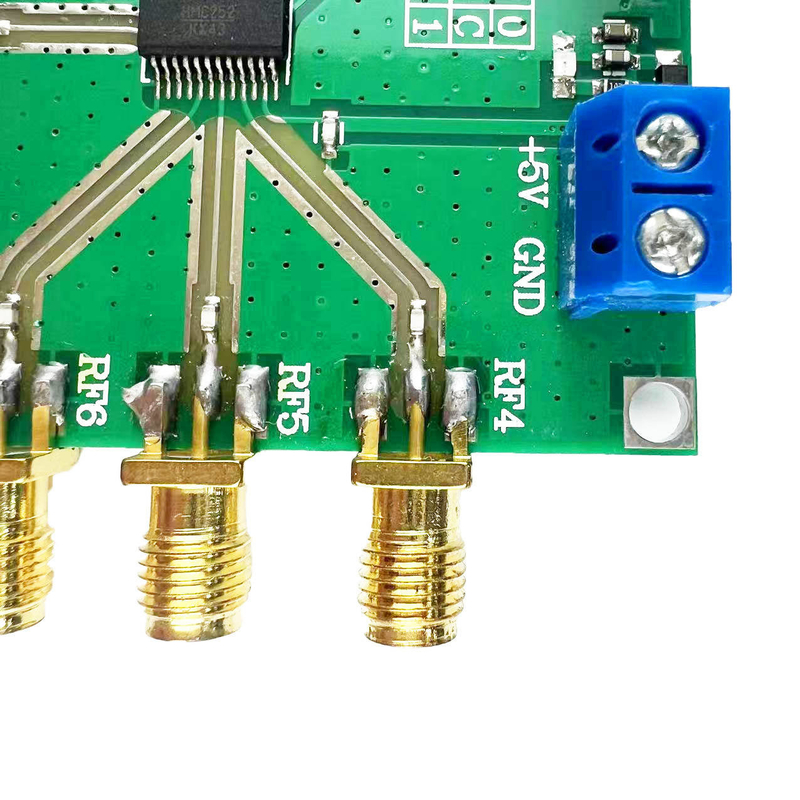 Assemblage de carte de circuit imprimé pour contrôleur de moteur HMC252 DC-3GHz RF non compétitif clé SP6T clé RF CATV/DBS MMDS pour 3V-5