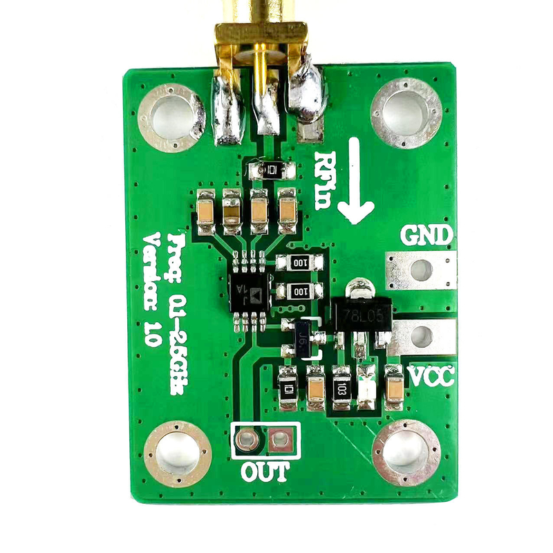 AD8313 Détecteur logarithmique -72dBm -2dBm 0,1-2,5GHz RF Power Analyzer Board 7-15V Power Microwave Radio Detection Module