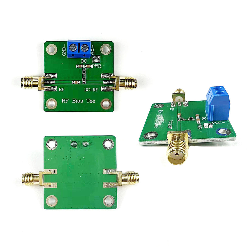 RF Bias Tee Feed Micro-ondes à large bande Blocage CC 10-6000MHz 6GHz pour la radio HAM RTL SDR LNA Amplificateur à faible bruit