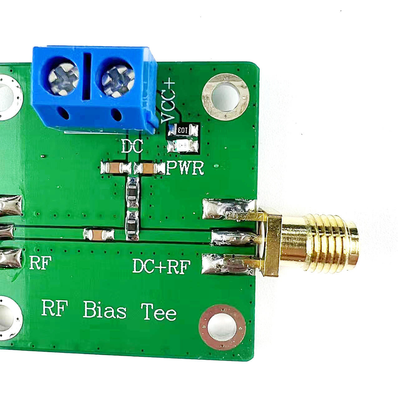 RF Bias Tee Feed Micro-ondes à large bande Blocage CC 10-6000MHz 6GHz pour la radio HAM RTL SDR LNA Amplificateur à faible bruit