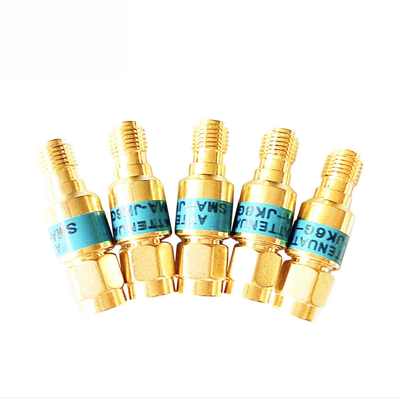 2W DC-6GHz SMA Homme à SMA Femme Attenuateur RF coaxial 1/2/3/5/6/10/15/30db Attenuateur SMA Connecteurs fixes Plaque d'or