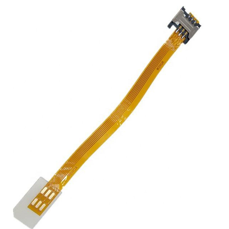 Kit de carte SIM GSM CDMA standard UIM Extension mâle à femelle câble FPC plat doux