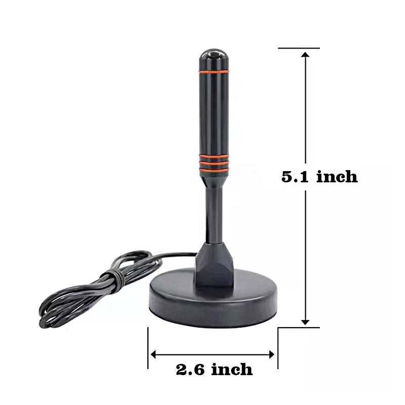Meilleur prix Vente à chaud Téléviseur HDTV extérieur Téléviseur gratuit Uhf Vhf Téléviseur aérien Digital intérieure DVB-T2 antenne télé avec aimant