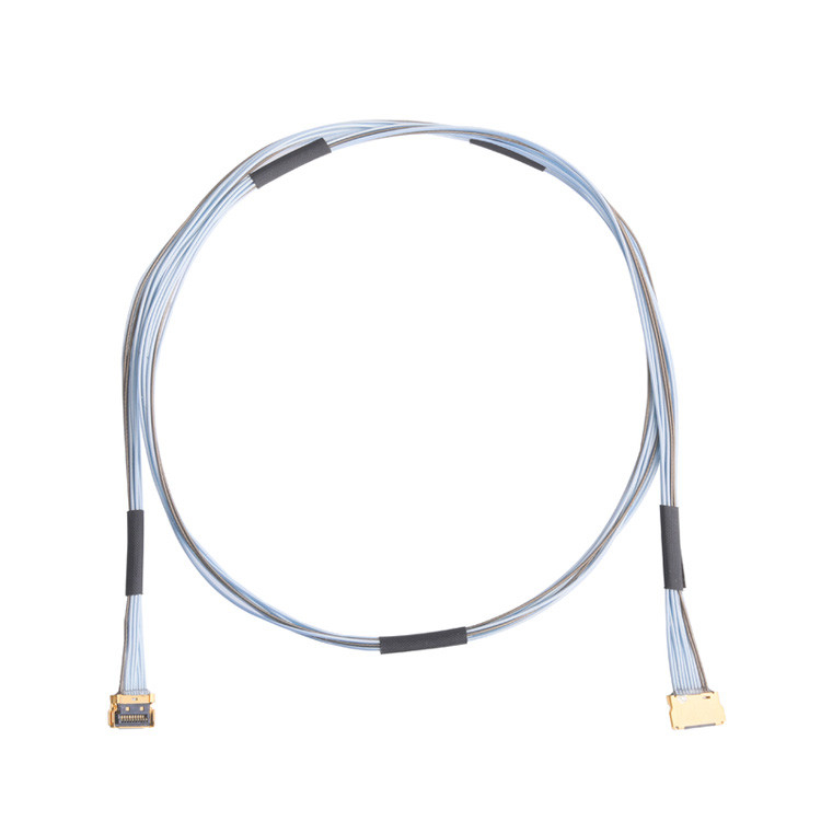 LVDS câble Ligne de câblage UY 10P 0,35 mm Pitch I Pex 20857-010T-01 Assemblages de câbles pour câble coaxiale micro Ipex