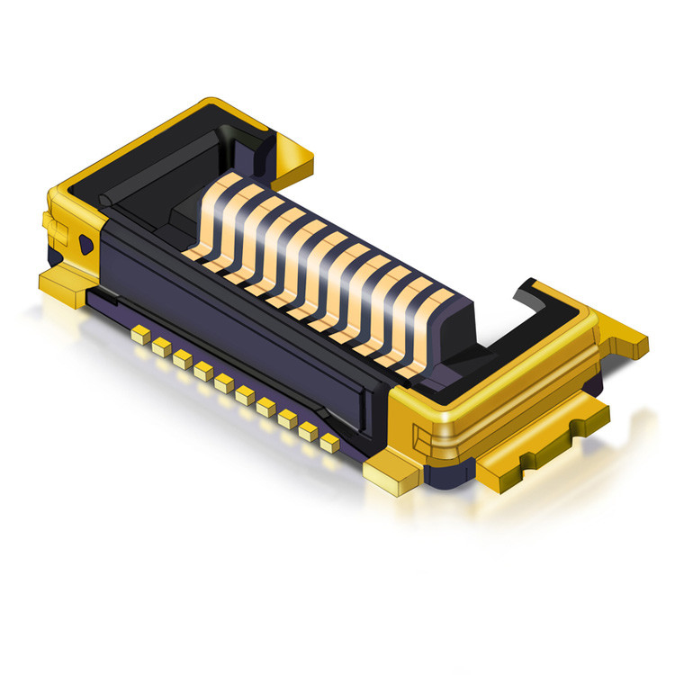 LVDS câble Ligne de câblage UY 10P 0,35 mm Pitch I Pex 20857-010T-01 Assemblages de câbles pour câble coaxiale micro Ipex