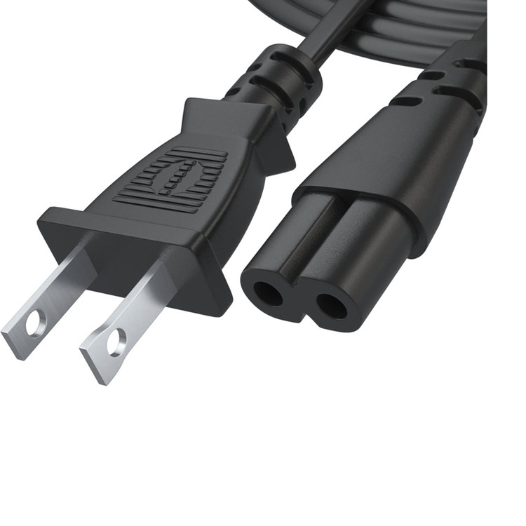 RY 12 pieds câble électrique 2 Prong Ac prise murale 2 fente LED LCD
