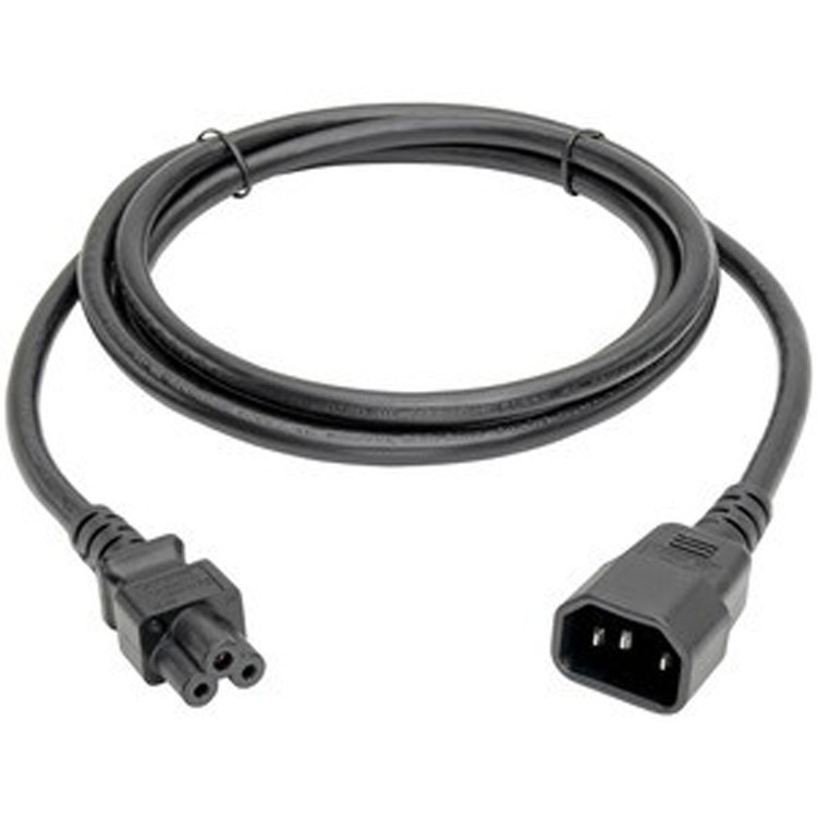 Adaptateur de connecteur RY C14 à C5 câble d'adaptateur d'alimentation 7a 250v 18 Awg