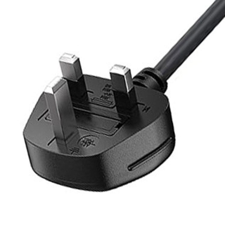 RY C13 vers le Royaume-Uni Cordon électrique Bs1363 18awg 250v Longueur pour la plupart des ordinateurs Imprimantes et autres appareils