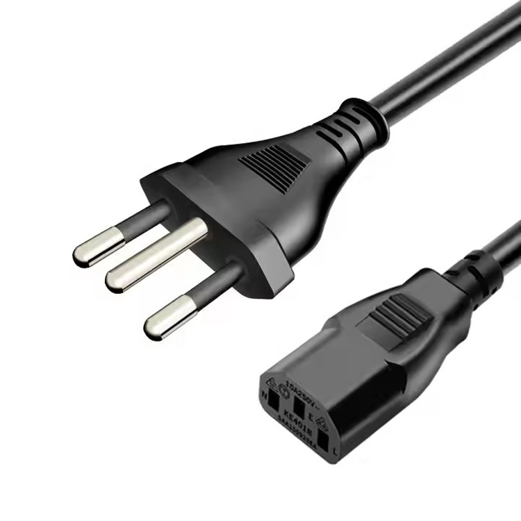 RY IEC Brésil Cordon d'alimentation 1-15p 5-15p Matériau en PVC personnalisé 1M 1.5M 2M 3M 5M Inclure câble de ligne d'alimentation dépouillé
