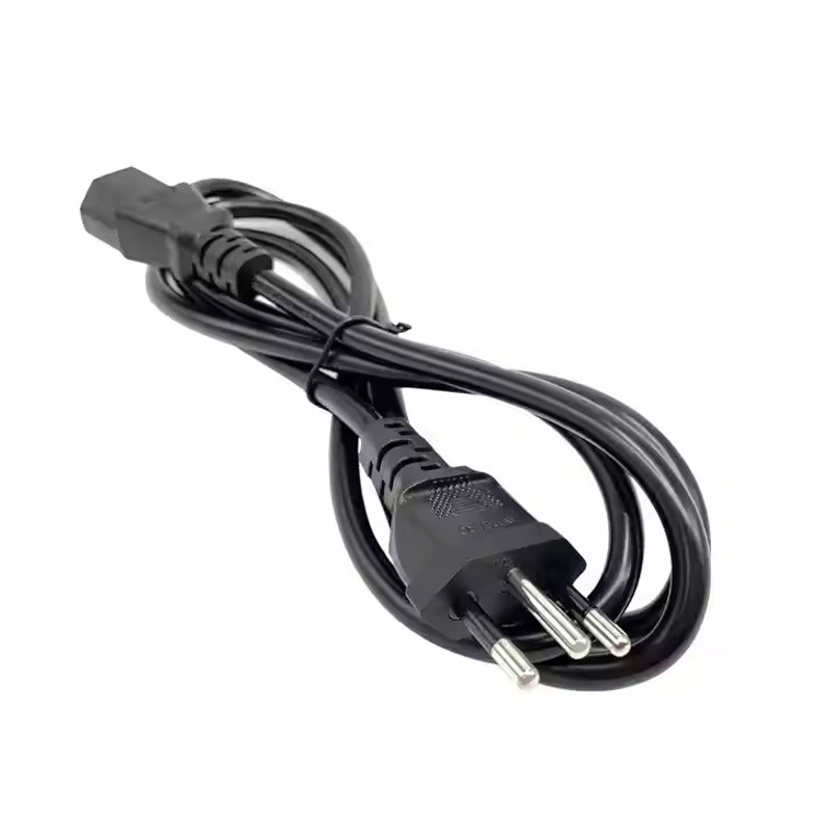 RY IEC Brésil Cordon d'alimentation 1-15p 5-15p Matériau en PVC personnalisé 1M 1.5M 2M 3M 5M Inclure câble de ligne d'alimentation dépouillé