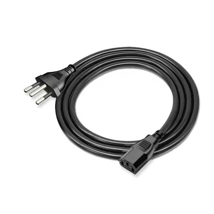 RY IEC Brésil Cordon d'alimentation 1-15p 5-15p Matériau en PVC personnalisé 1M 1.5M 2M 3M 5M Inclure câble de ligne d'alimentation dépouillé