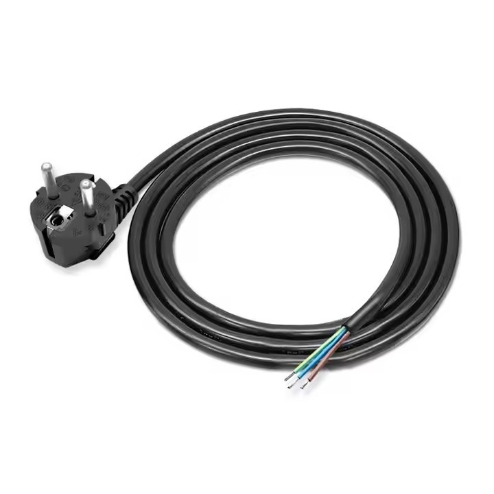 Bien vendu câble d'alimentation UE 3G 18 Awg 1,5M tête unique fil de fer nu queue d'étain pelée queue pour appareil électroménager ou outil électrique