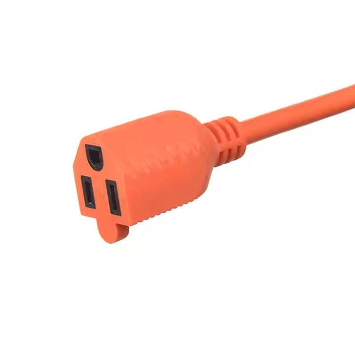 SJWT #12/14/16 AWG câble d'extension 10A 13A 15A 125V types de mise à la terre câbles électriques à trois broches 125v USA
