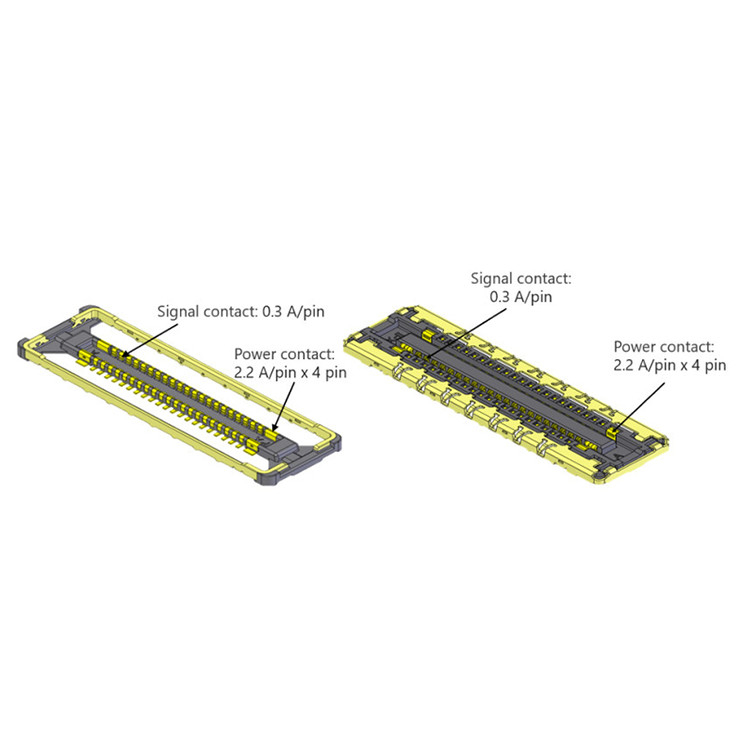 0.3mm Pitch entièrement blindé câble de transmission à grande vitesse plat IPEX NOVASTACK 35-HDP 20697-042E-01 câble EDP