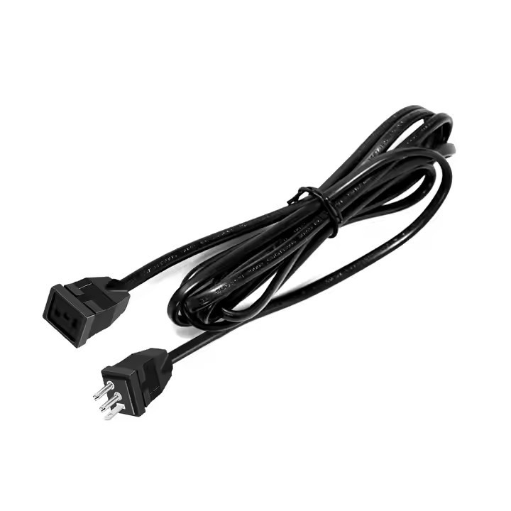 ETL UL817/CSA C22.2 SJT 3X14 à 10AWG 3 broches US Black Power Cord Extension Cordes d'extension américaines industrielles pour l'éclairage
