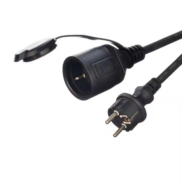 H07RN-F 3X1.5 3m Noir Corde électrique Eu de haute qualité