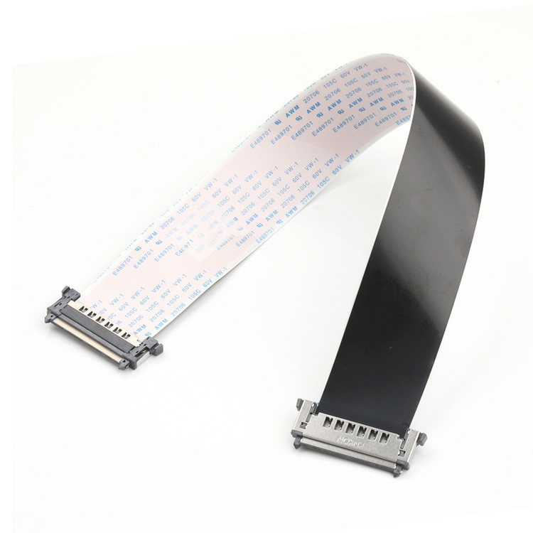 RE51 CONNGolden Pins UP FPC FFC Cable 51 Pin 0,5 mm d'envergure Flexible plain câble 300 mm de longueur