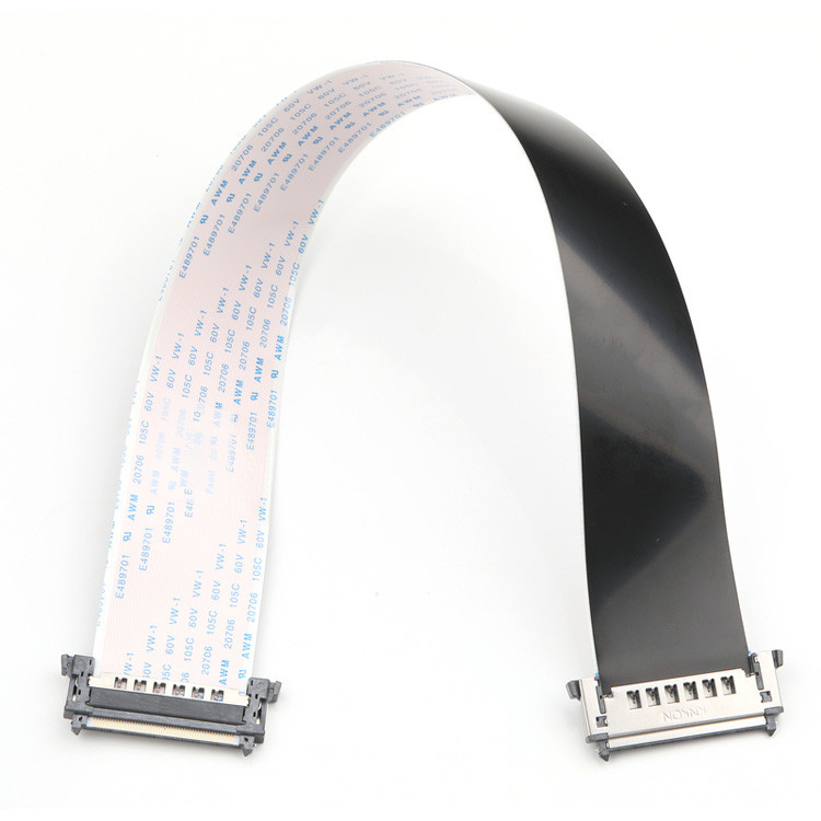 RE51 CONNGolden Pins UP FPC FFC Cable 51 Pin 0,5 mm d'envergure Flexible plain câble 300 mm de longueur