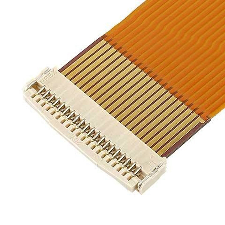 0.5mm Pitch FPC Flexible Flat Cable IPEX MINIFLEX 5-BFN II 20542-020E-01 pour une épingle de signal