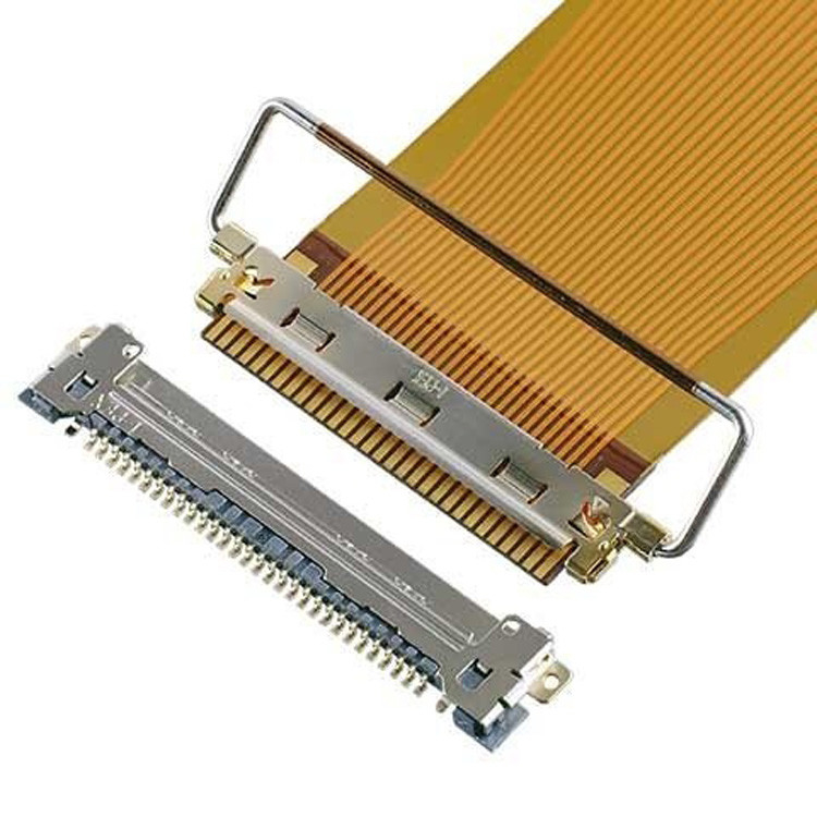 Connexion d'affichage à cristaux liquides Ipex Lvds Cable CABLINE-VSF 20645-040T-01 40P 0,5 mm de hauteur