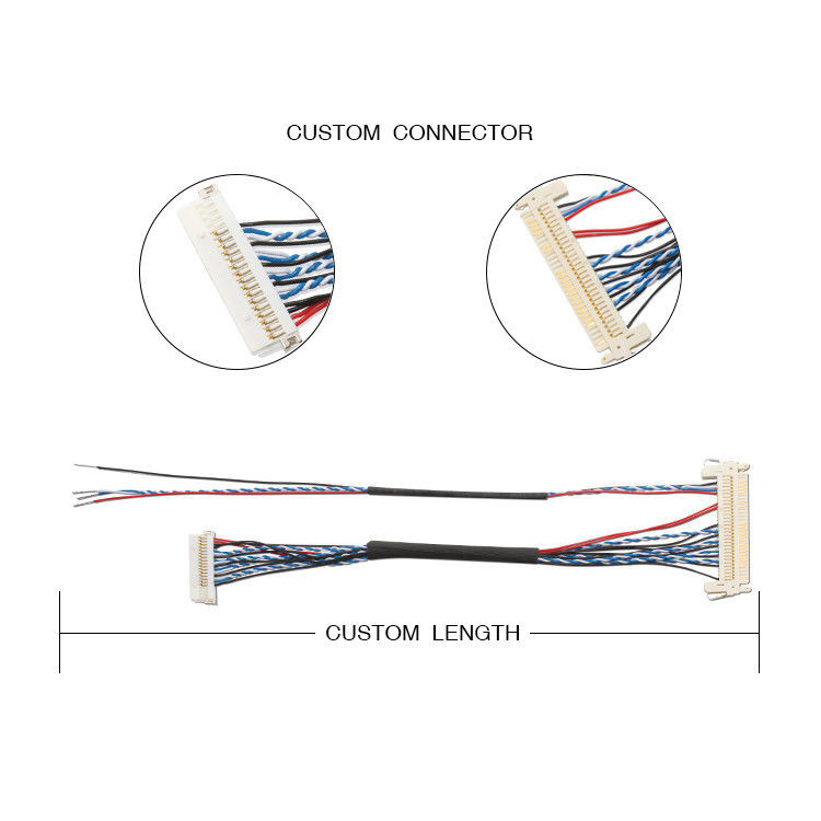 Cable de câblage de câblage d'affichage JAE