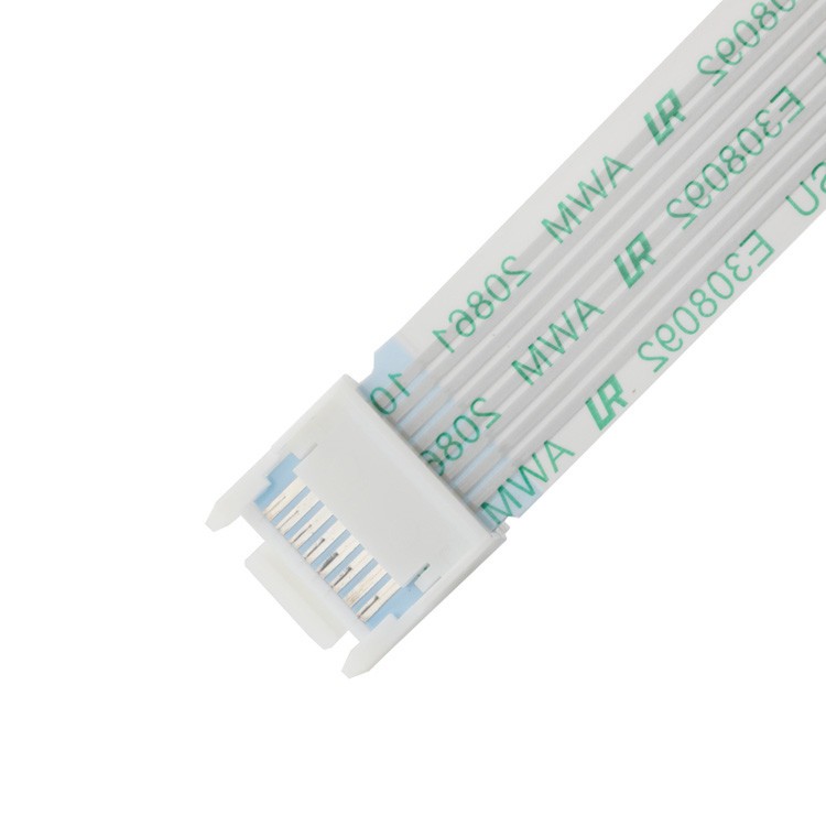 OEM/ODM ROHS FFP/FPC 6Pin Blanc IS100-L08T-C46-C à HS100-L08N-N62 Noir avec éclat de 1,0 mm