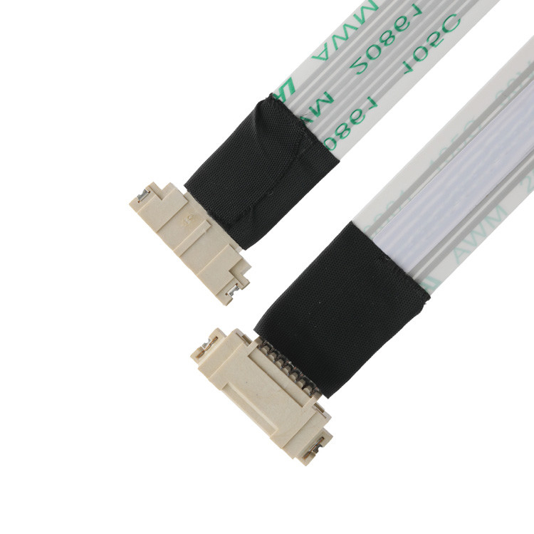 OEM/ODM ROHS FFP/FPC 6Pin Blanc IS100-L08T-C46-C à HS100-L08N-N62 Noir avec éclat de 1,0 mm