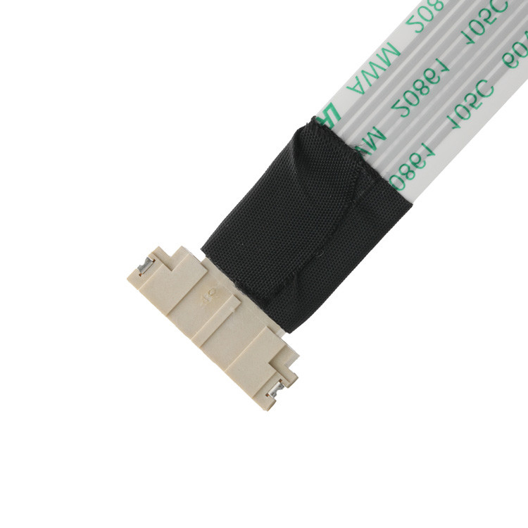 OEM/ODM ROHS FFP/FPC 6Pin Blanc IS100-L08T-C46-C à HS100-L08N-N62 Noir avec éclat de 1,0 mm
