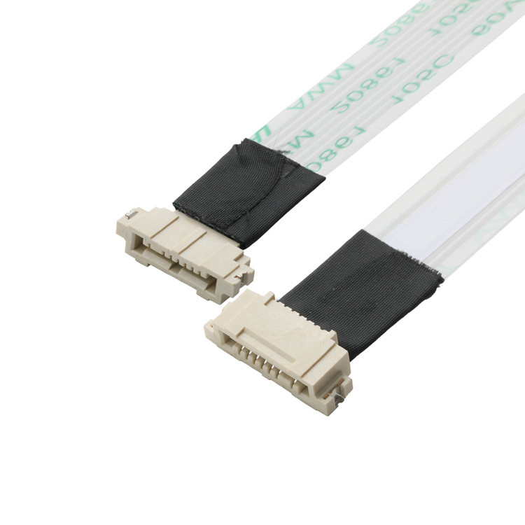 OEM/ODM ROHS FFP/FPC 6Pin Blanc IS100-L08T-C46-C à HS100-L08N-N62 Noir avec éclat de 1,0 mm