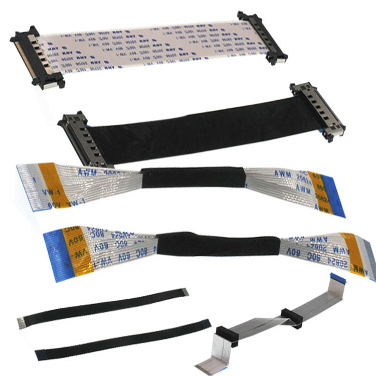 80 mm 36AWG bande FFC câble plat flexible 20P connexion électronique résistante à l'explosion câble plat flexible câble de signal