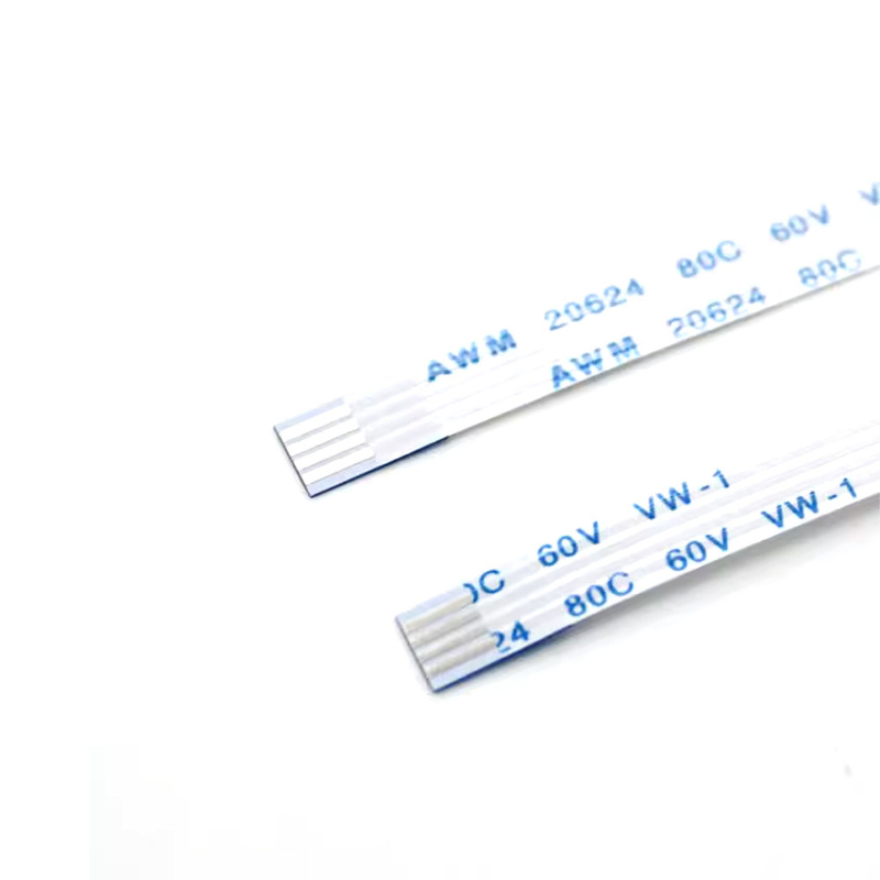 Ffc / Fpc câble plat flexible Awm 20624 80c 60v Vw-1 0,5 mm 1,0 mm 6pin/8p/5p-20pin Circuits du conseil d'administration Fpc/Ffc Harnais de fil