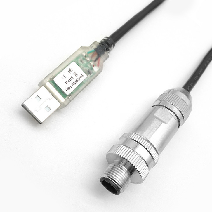 Connecteur dédié à robot industriel USB à câble série RS485 à M12 Connecteur métallique à tête imperméable mâle et femelle