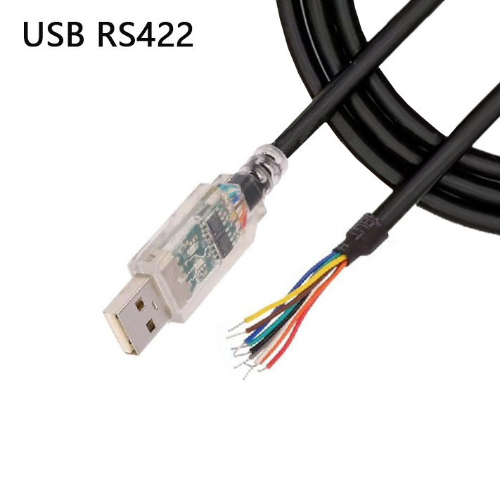 Cable de protocole en série RS-422 à câble à fil à demi dépouillé