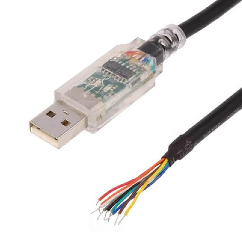 Cable de protocole en série RS-422 à câble à fil à demi dépouillé