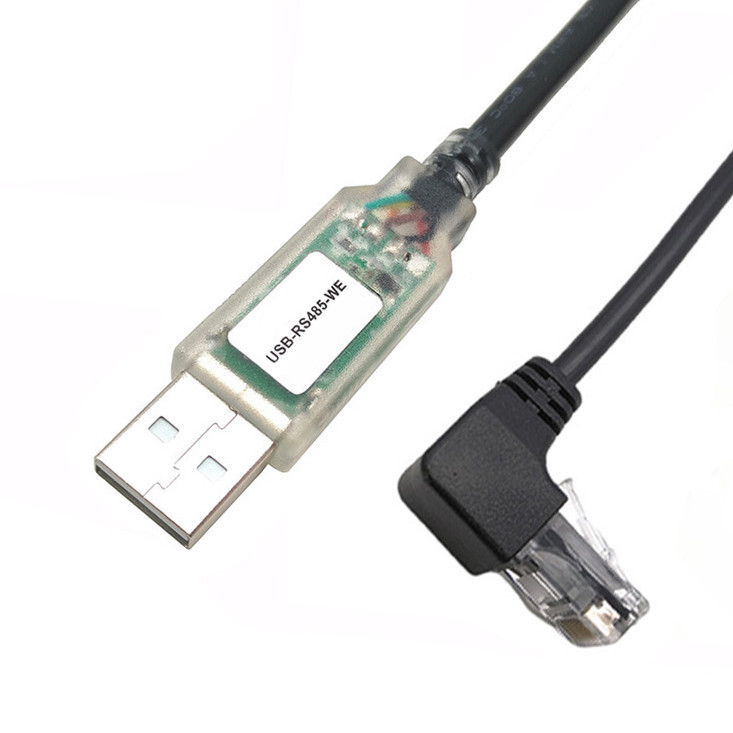 USB-A RS485 à 8P8C RJ45 Série d'extension du câble de câblage du câble coude / doigt / couvercle de protection