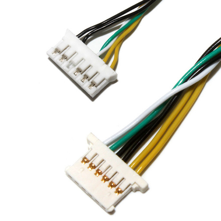 Personnaliser le JST PHR-6 2.0mm 6 broches à Molex 51146-0600 1.25mm 6 broches câble de rétroéclairage LED