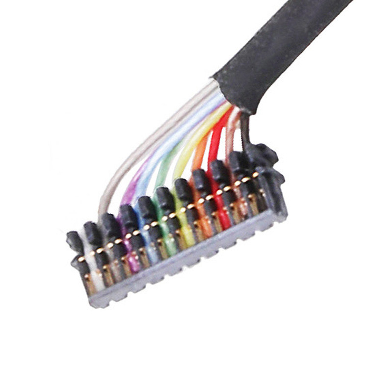 Fabrique personnalisée 0.6 PITCH Assemblage de câble JST 04XSR-36KHF 06XSR-36KHF 10XSR-36KHF Micro connecteurs coaxial