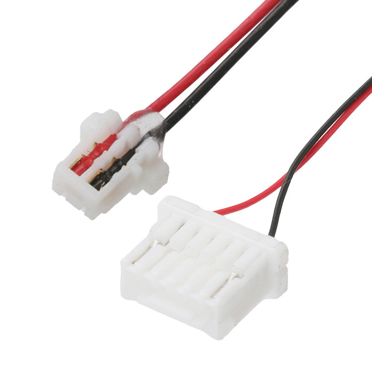Fabricant JST Harness 0,8 mm Pitch 2P Contacts faisant face à NSHR-6P 1,0 mm Boucle Socket Crimp amovible