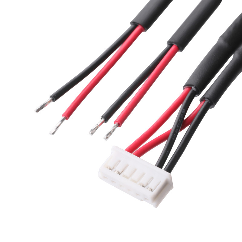 5023510600 PITCH 2,0 mm 6P Casement à l'étain*4Pcs UL1007 80C 300V 22AWG Diagramme de couleur de l'étain PVC ROHS