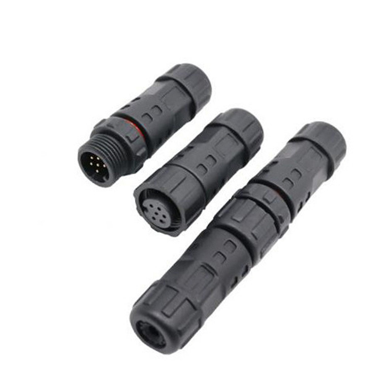 Connecteur circulaire IP67 imperméable à l'eau de qualité industrielle MM12 pour équipement électrique automobile